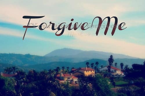 forgiveness after a mistake