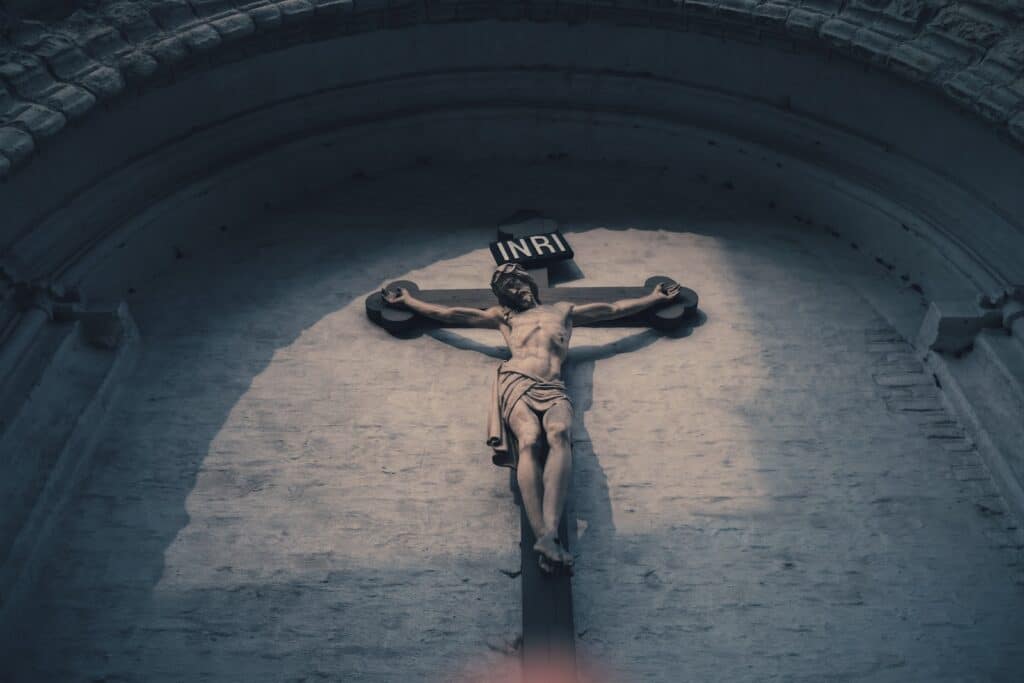 Inri crucifix at daytime - The Atonement of Jesus Christ